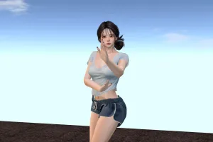 ポーズの微調整