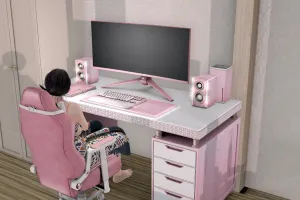 ガチャでPCセット完成