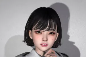 笑顔のボーン修正