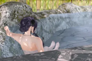 誰もいない温泉