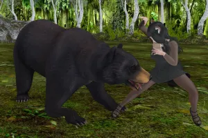 クマさんと気分転換