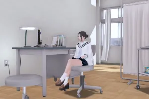 栄福町の学校訪問