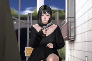 しゃがみポーズの接地仕様統一