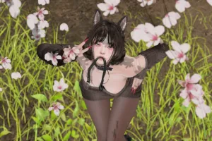 脱走中の犬ポーズ