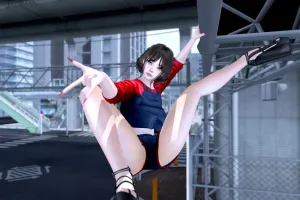 スパイダーマン風ポーズ