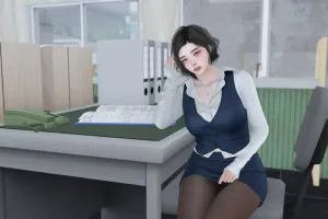 やる気のないOLごっこ
