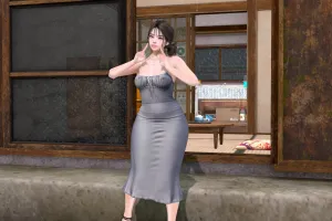 Equal10のドレスが体のラインに映える