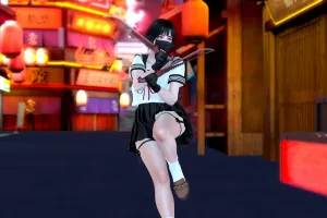 鎧の町で苦戦、やられそう