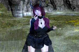 Salem Black Dressでコスプレ