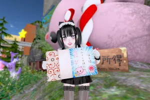 めんどくせ神社でみつくりちゃんデビュー
