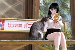 黒猫神社でまったりと猫に吸い寄せられる