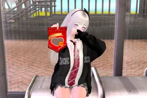 義理チョコを渡しに行く