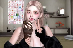 アイスの日にSLでアイスクリームを
